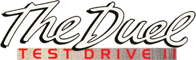 Duel Test Drive II logo for Commodore 64